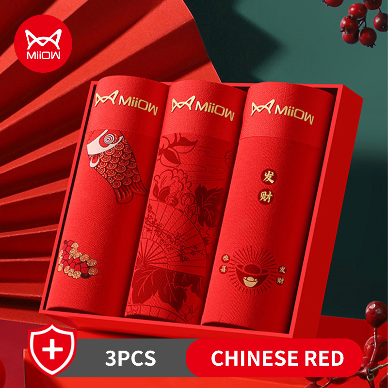 MiiOW 3 Adet Chinared Erkek İç - Boxer Brief Pack Cotton incelemesi ve fiyatı