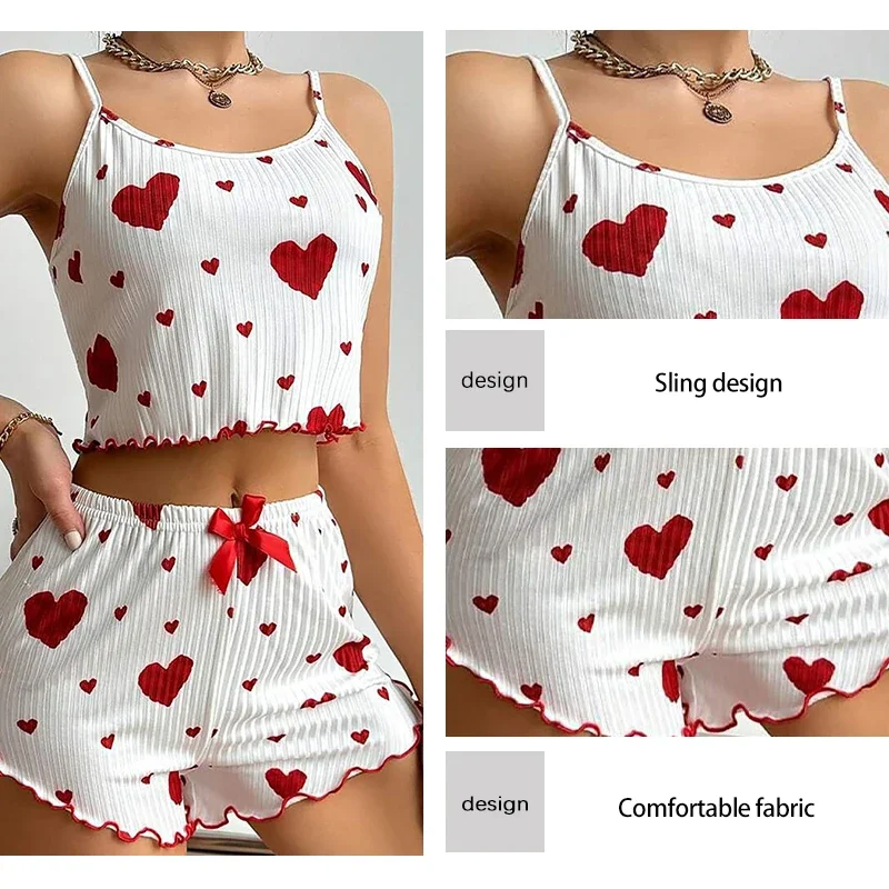 Kadın 2 Parça Pijama Takımı –  - Suspender Tank Top incelemesi ve fiyatı